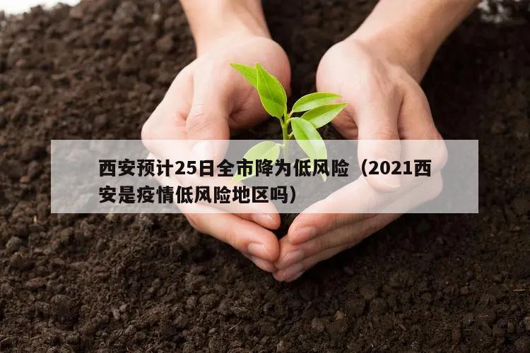 西安预计25日全市降为低风险(2021西安是疫情低风险地区吗)